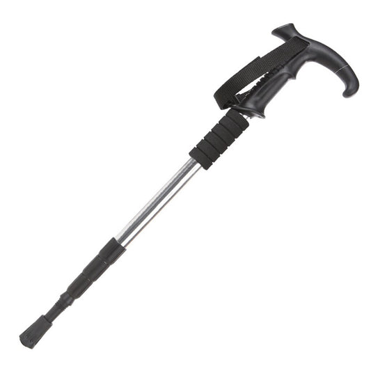 benflower Telescopic Walking Stick Non-slip Hiking Trekking Cane 4-section Aluminum Alloy Walking Pole