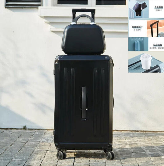 benflower Large Capacity Luggage Travel Trolley Suitcase Trunk 20 22 24 28 30 inch Universal Wheel Luggage Set with Handbag