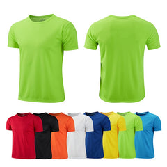 benflower Quick Dry Round Neck Sport T-shirt Gym Jerseys Fitness Shirt Trainer Running T-shirt Men