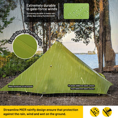 Lanshan Pro 1-Person Ultralight Tent 3-Season Backpacking Tent ÕÊÅñ 