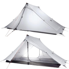 Lanshan Pro 2-Person Ultralight Backpacking Tent 3-Season Camping Tent ÕÊÅñ Grey 