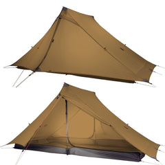 Lanshan Pro 2-Person Ultralight Backpacking Tent 3-Season Camping Tent ÕÊÅñ Khaki 