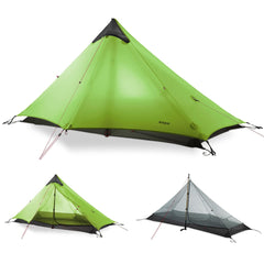  Lanshan 1 Person Ultralight Backpacking Tent Camping Tent Tent Green / 1-Person  LANSHAN