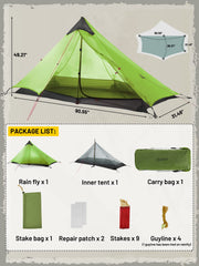  Lanshan 1 Person Ultralight Backpacking Tent Camping Tent Tent  LANSHAN