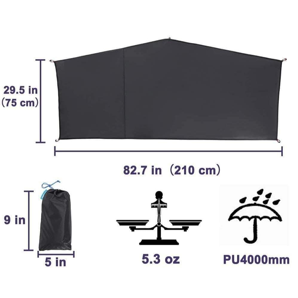  Tent Footprint for 1/2 Person Tent  Waterproof Camping Tarp Footprint 