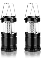 Portable LED Camping Lantern (2 Packs) Camping Lantern Black LanShanSPORTS